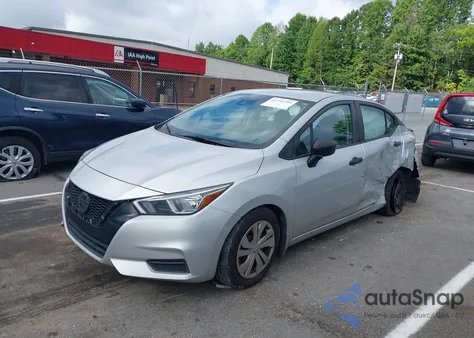 2021 Nissan Versa S Xtronic Cvt из США, поврежденный, VIN 3N1CN8DV1ML809375